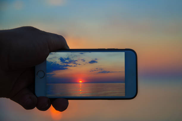 istock Very beautiful sunrise on the Mediterranean coast 1255464221