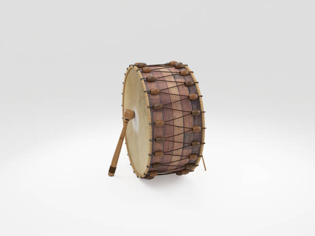 istock Ramadan drum 3D rendered, Ramadan concept, Muslim religious month 1255479083