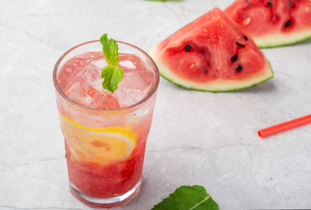 istock Frozen lemon watermelon juice 1255515693