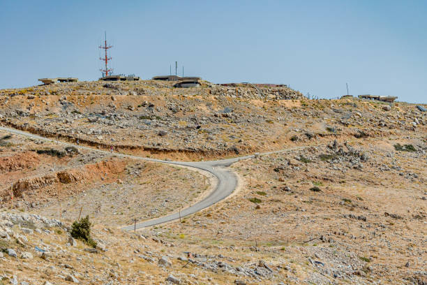 IDF observation towers on Mount Hermon, Israel
