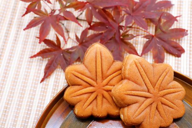 This is Momiji manju in Hiroshima, Japan.
