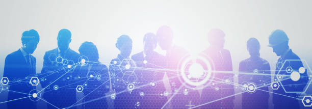 istock Global communication network concept. Worldwide business. Human resources. 1255527348