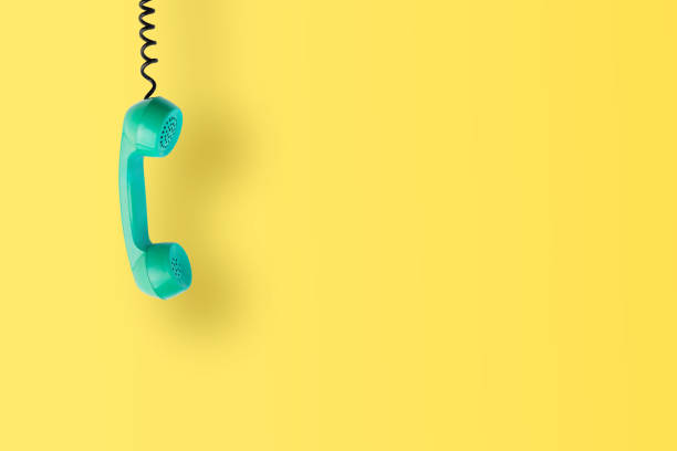 istock Vintage & retro telephone for call center concept 1255527744
