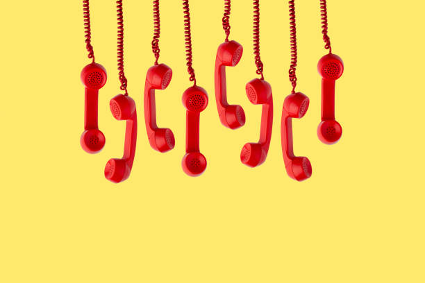 istock Vintage & retro telephone for call center concept 1255527754