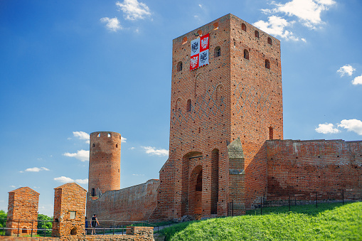 Czersk Castle.\nPoland. Mazovia Province. July-05-2020.
