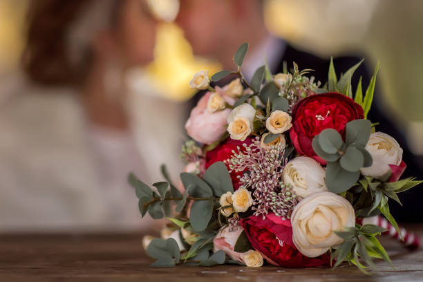 istock Wedding bouquet of the bride 1255537928