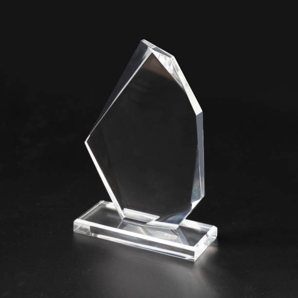istock crystal blank award isolated on black background 1255538890