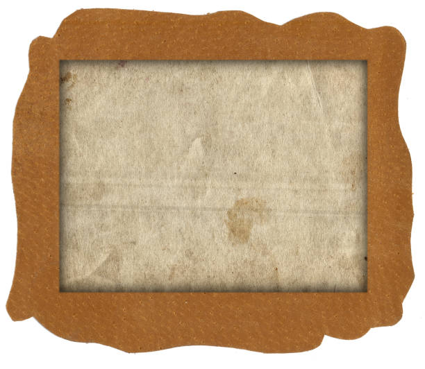 istock Natural leather texture with old photo paper texture background 1255540535