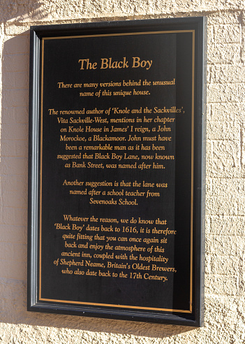 The Black Boy Pub in Sevenoaks, England, will soon have its name changed to The Restoration by its owners Shepherd Neame in solidarity with the global anti-racism protests organised by Black Lives Matter. The Restoration contains links to the restoring to the throne of the Stuart monarch Charles II in 1660. The pub dates back to 1616 during the reign of the first Stuart king, James I. The name Black Boy refers to those who worked in the coal mines or chimney sweeps or perhaps even the fact that Charles II had a darker-hued skin than his predecessors.