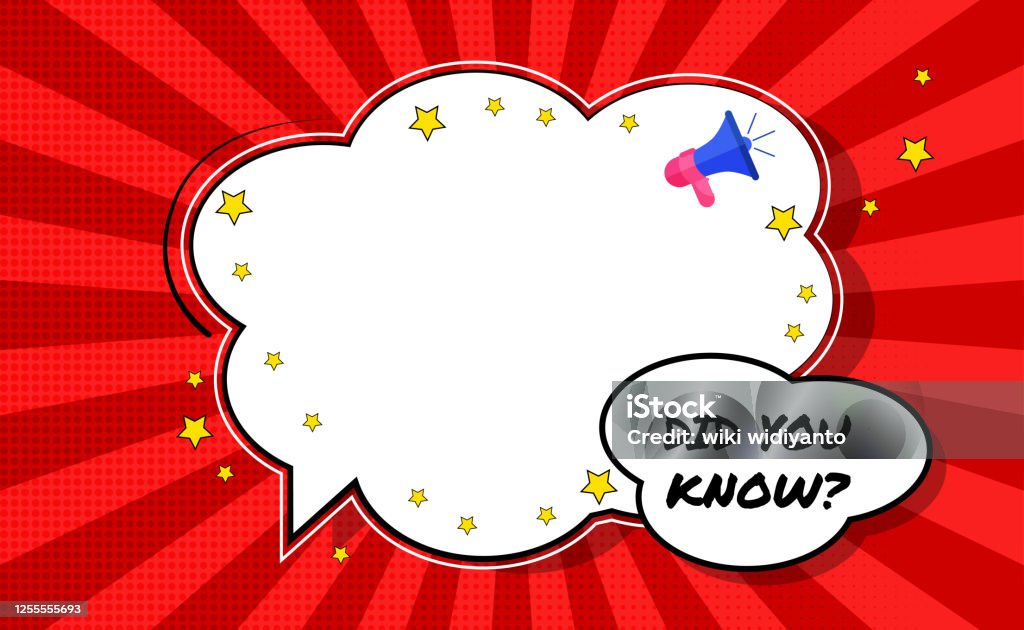 Did You Know Comic Pop Art Speech Bubble On Red Burst Background Comic did-you-know-comic-pop-art-speech-bubble-on-red-burst-background-comic