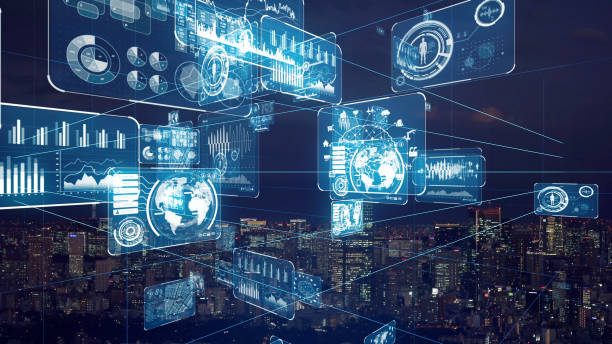 istock Smart city and communication network concept. 5G. IoT (Internet of Things). Telecommunication. 1255557206