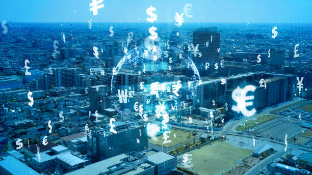 istock Financial technology concept. Fintech. Online banking. Foreign exchange. 1255557912