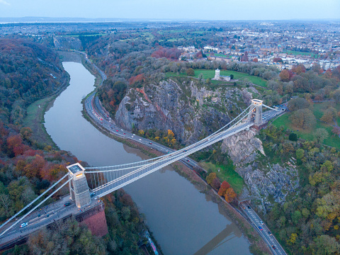 A bridge crossing the river in Bristol