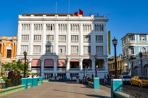 Febuary 2nd 2019 - Santiago De Cuba : Hotel Casa Granda seen from the front on a warm sunny day