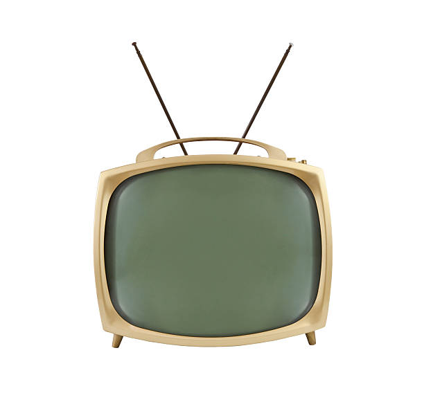istock 1950's Portable Television with Antennas Up 125558096