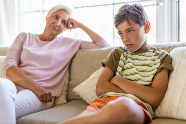 istock Mother and her son arguing at home 1255588735