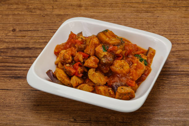 istock Chicken with oyster sauce and vegetables 1255591640