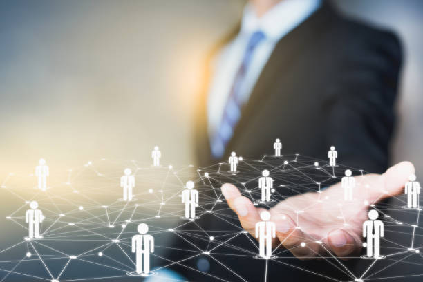 istock Organisation structure. social network. Leadership and teambuilding, Human resource management, HR, recruitment concept. 1255594012