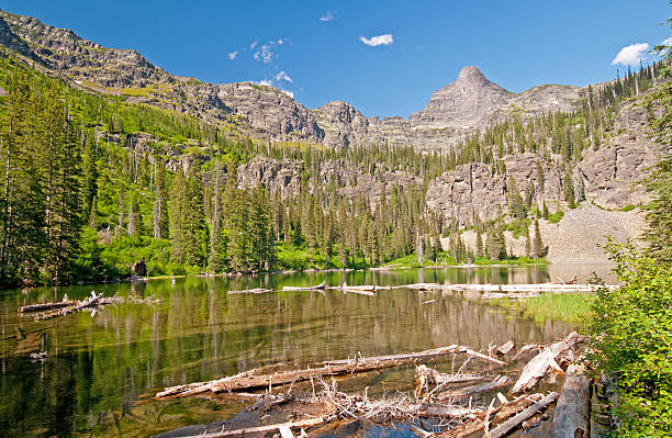 istock Alpine Lake in Summer Sun 125560081