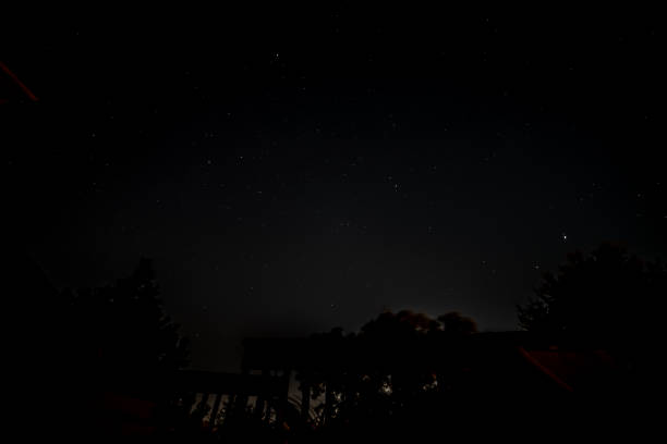 istock Backyard view of Saturn, Jupiter & Sagittarius 1255607038
