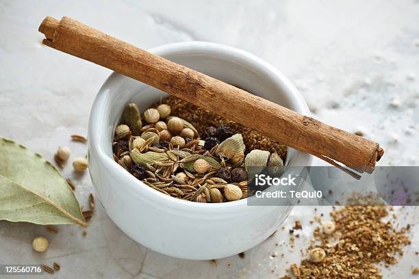 Preparing Garam Masala Stock Photo - Download Image Now - Asia, Bay Leaf, Cardamom