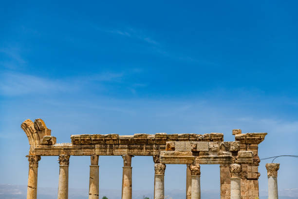 The Baalbek Roman ruins in Lebanon