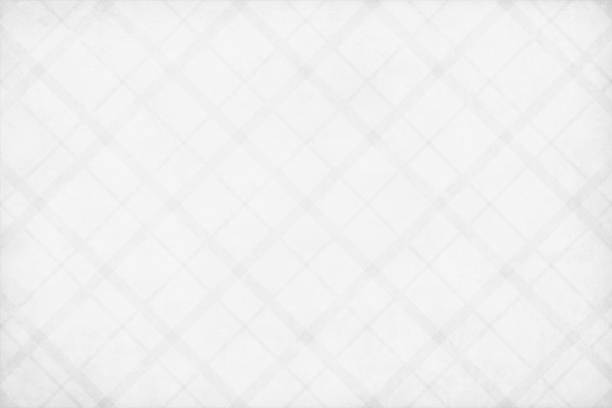 ilustraciones, imágenes clip art, dibujos animados e iconos de stock de patrón cruzado de color gris plateado semi sin costura de cheques inclinados sobre fondos grunge texturizados de color blanco - parchment seamless backgrounds tile