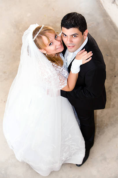 istock bride and groom at the wedding 125560893