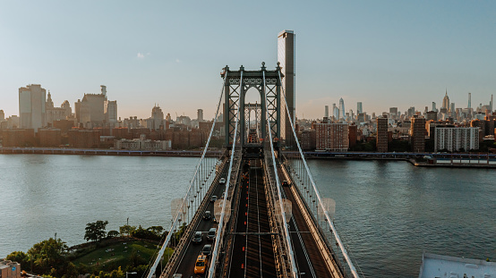 Aerial View of Road and Bridges