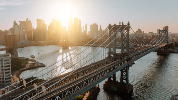 istock Aerial View of Road and Bridges 1255609018