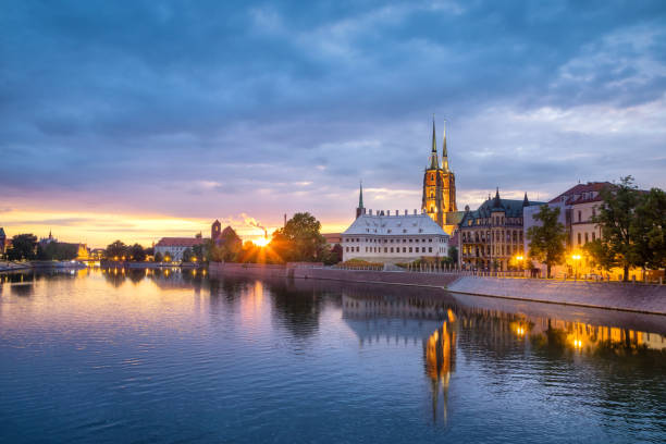 istock Cathedral Island (Ostrow Tumski) in Wroclaw, Poland 1255612413