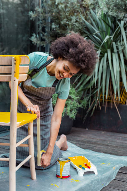 DIY in in the garden. Home improvements