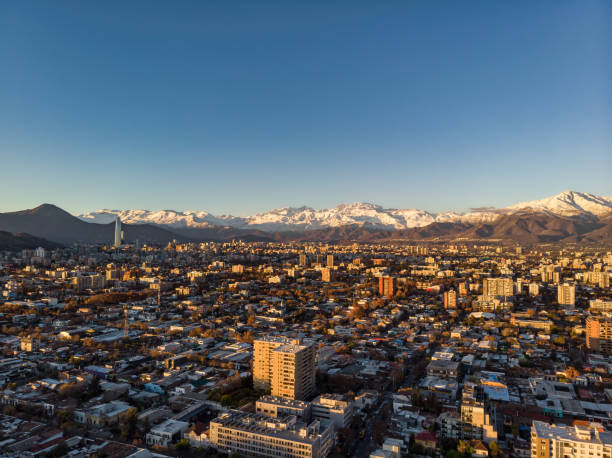 istock Santiago de Chile with the snowy Andes as background 1255618137