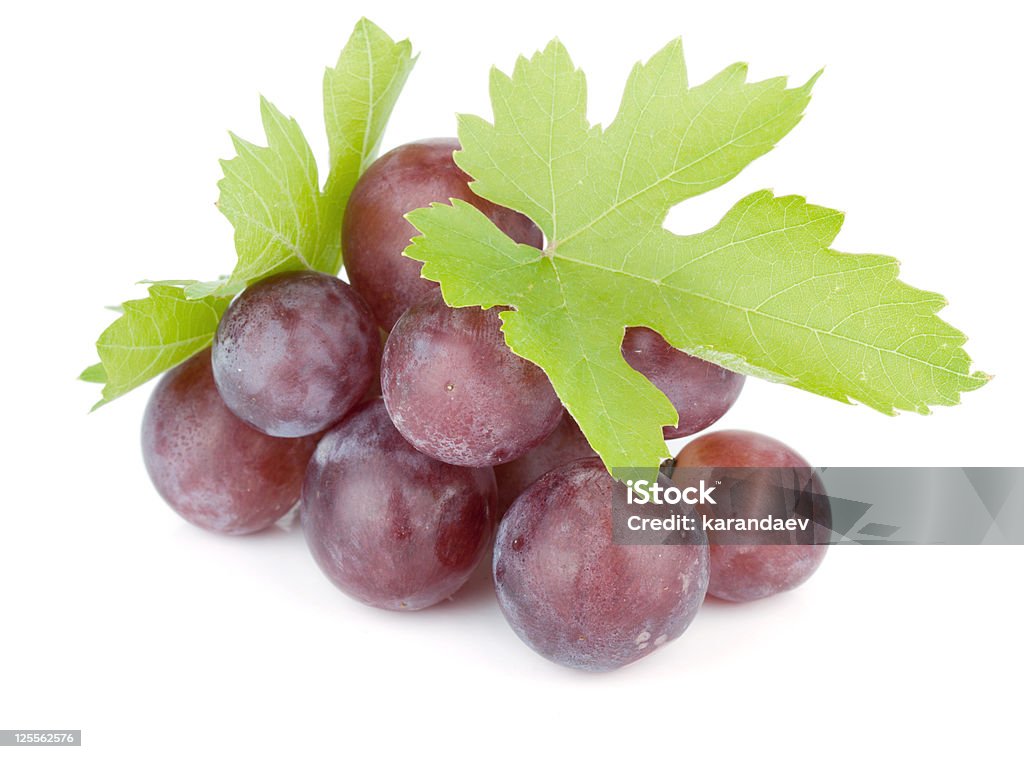 Red grapes Red grapes isolated on white background Berry Fruit Stock Photo