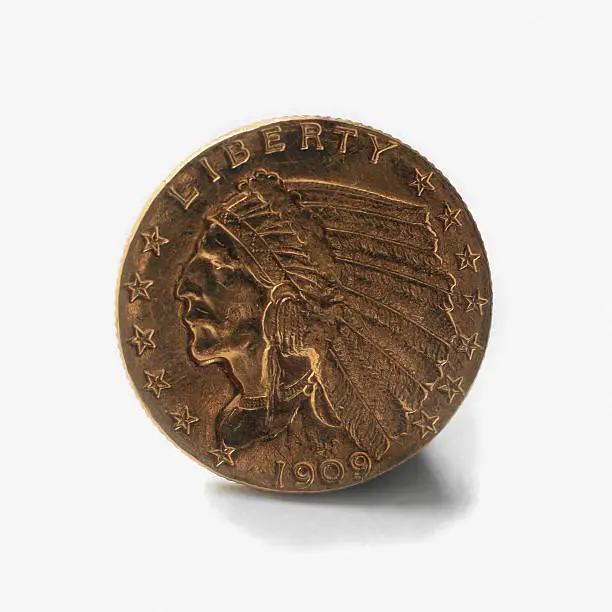 Photo of U.S. Indian-Head Gold Coin - 1909