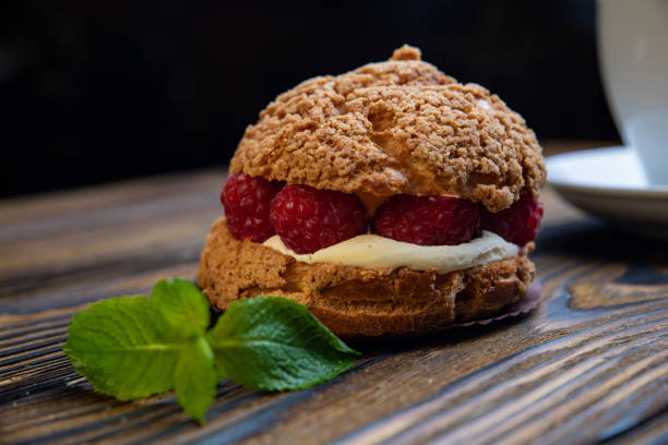 istock Fragrant French pastries, dessert 1255627897