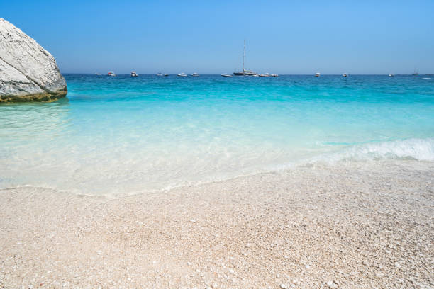 Famous Cala Mariolu at Gulf of Orosei in Sardinia, Italy