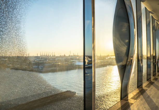 Interior of Elbphilharmonie in Hamburg, Germany