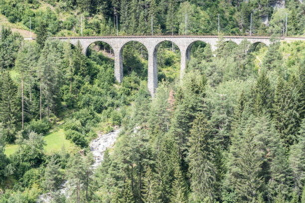 istock Landwasser Viaduct, Davos, Switzerland 1255628106