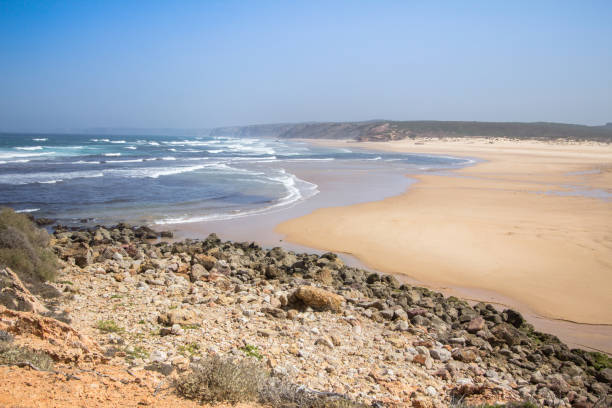 istock Bordeira Beach, Algarve, Portugal 1255628193