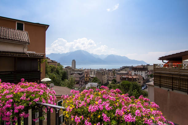 Old city Montreux, Switzerland