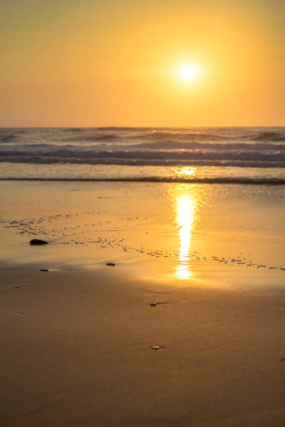 istock Beautiful sunset over the ocean 1255629158