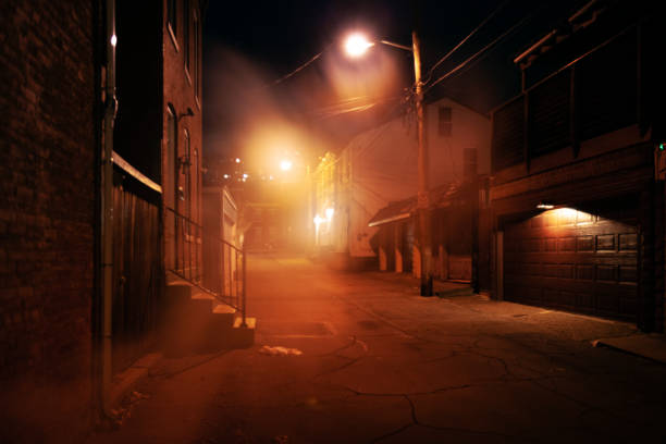 istock Dark street - Pittsburgh, PA 1255638351