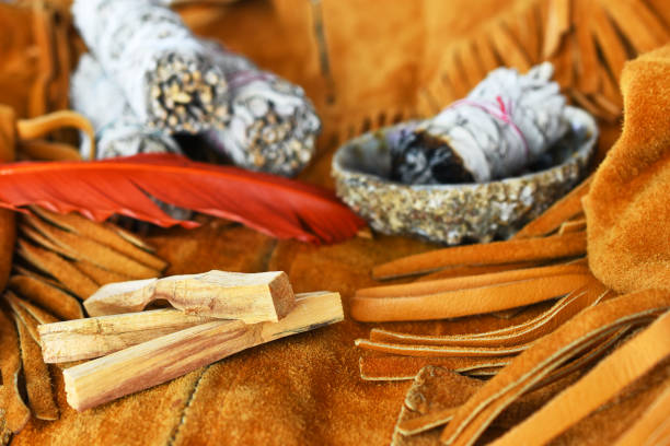 istock Palo Santo and White Sage Smudge Sticks 1255642602