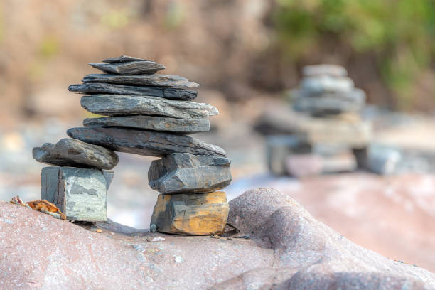 Inuksuk With Crab