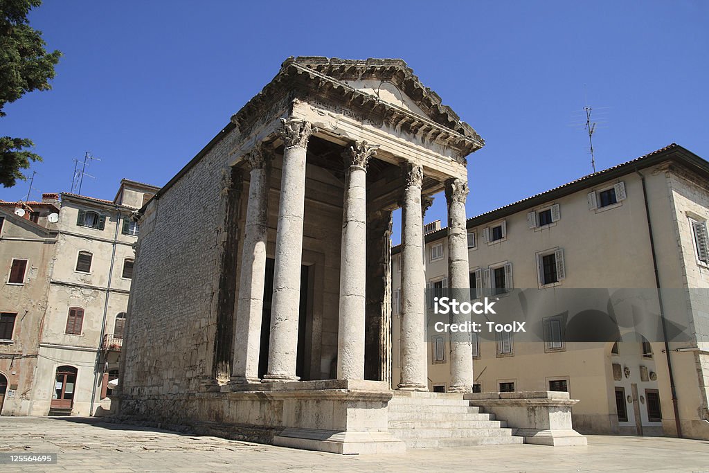 Augustus temple  Pula - Istria Stock Photo