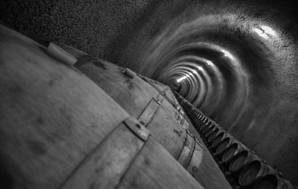 Napa Valley Wine Storage stock photo