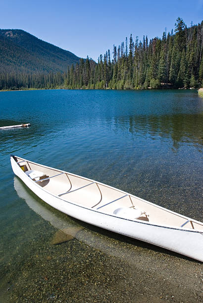 istock Manning Park Lightning Lake & Canoe 125565683