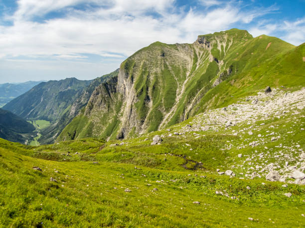 istock Panoramic hike at the Nebelhorn in Allgau 1255665108