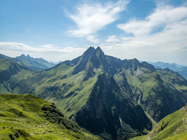 istock Panoramic hike at the Nebelhorn in Allgau 1255666954